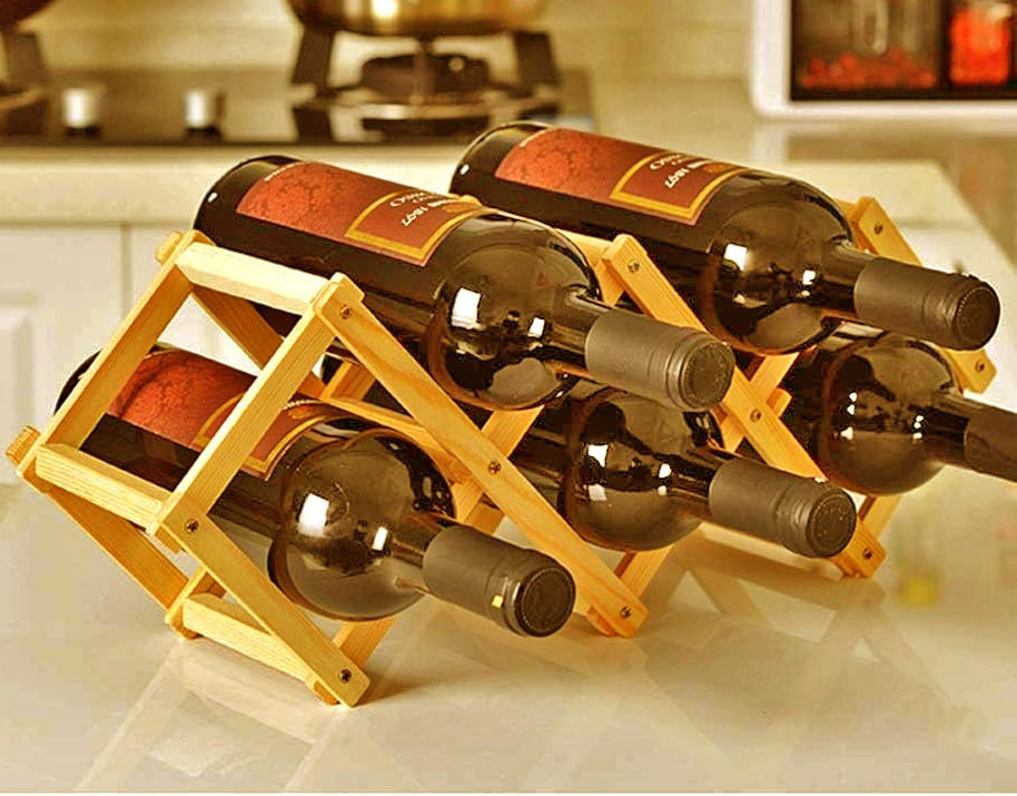 Настольная винная полка 