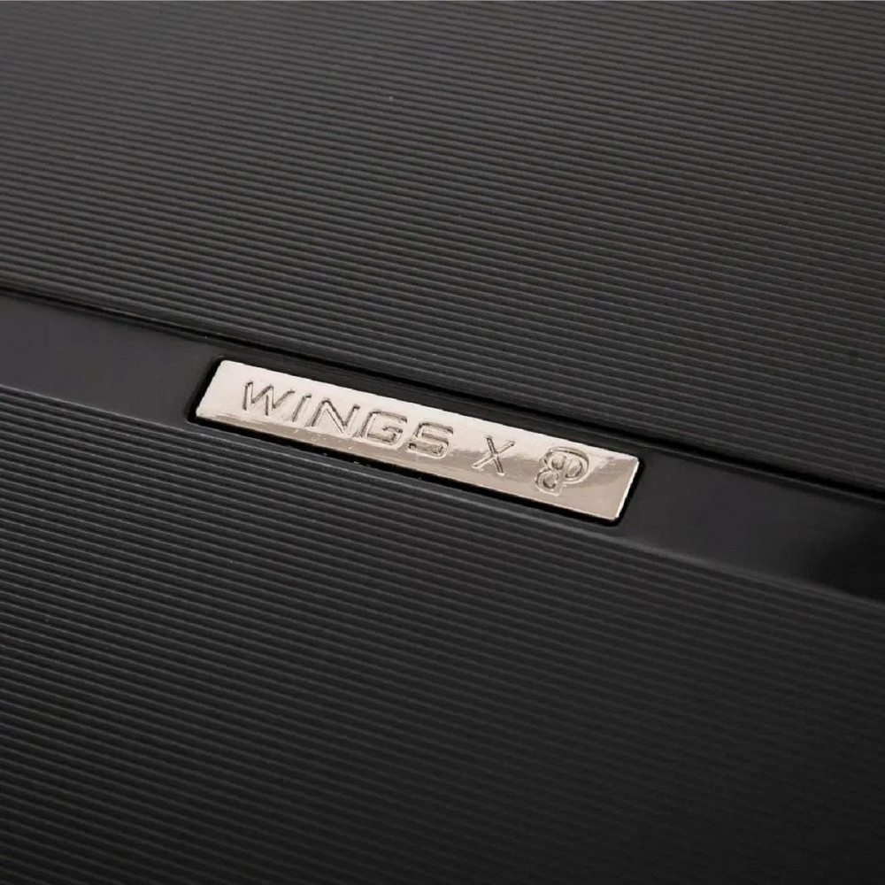 Валіза поліпропіленова WINGS HWF01 велика 75 см чорна Київ - фото 6
