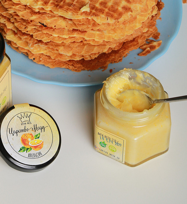 Крем мед апельсиновий 500 г Одеса - фото 1