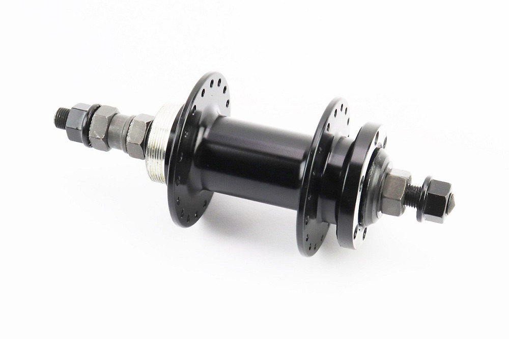 Втулка задня MTB алюмінієва 14Gx36H під вільнобіг, Disk-brake, кріпл. гайка, чорна KT-TD6R Київ - фото 2