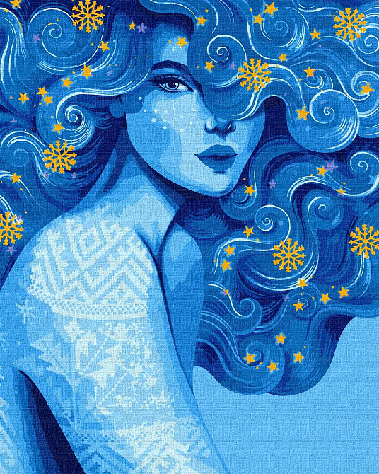 Набір для розпису по номерах. "Холодна краса" 40х50см, шт Київ - фото 1