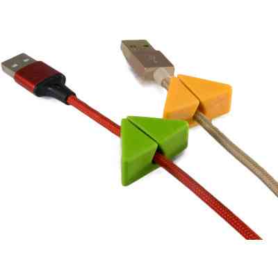 Тримач для кабелю Extradigital CC-965 Cable Clips, Green/Orange (KBC1802) Вінниця