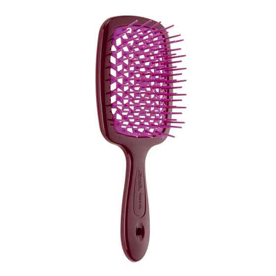 Щетка для волос бургундия с розовым Super Brush Janeke Киев