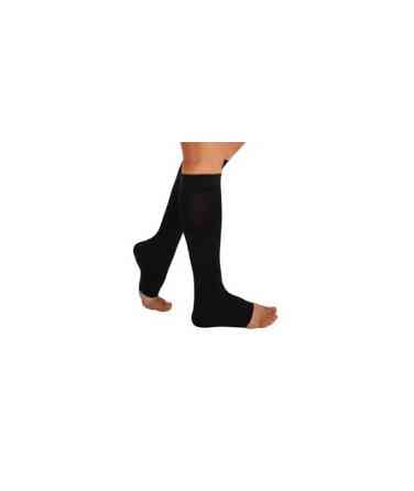 Компресійні гольфи 2-й клас 23-32 мм. с., відкритий носок, ЧОРНІ - Ersamed ERSA-509-1 Дніпро