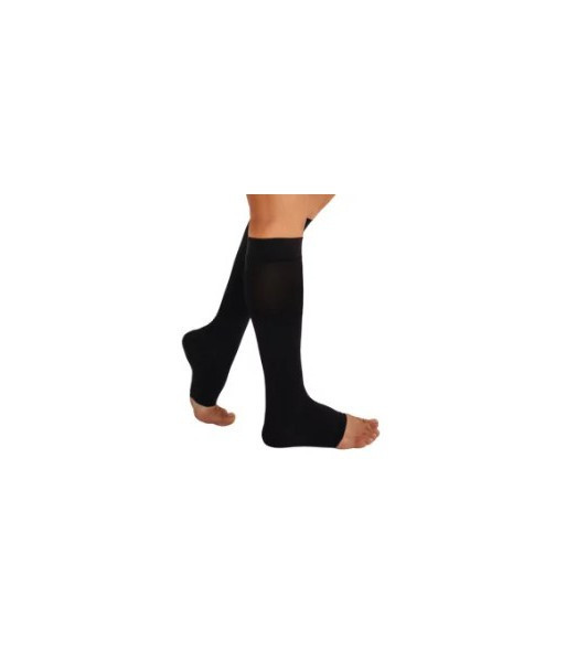 Компресійні гольфи 2-й клас 23-32 мм. с., відкритий носок, ЧОРНІ - Ersamed ERSA-509-1 Дніпро - фото 1