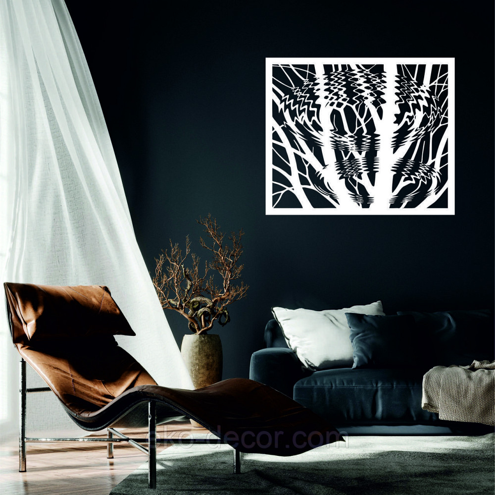 Настінний декор Панно «Дерево» 70*60 см, Білий Київ - фото 1
