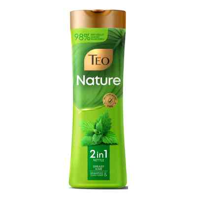 Шампунь Teo Beauty Nature 2 in 1 Nettle Shampoo & Conditioner 350 мл (3800024046728) Винница