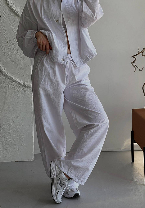 Женский стильный повседневный костюм из плащевки Одесса - изображение 1