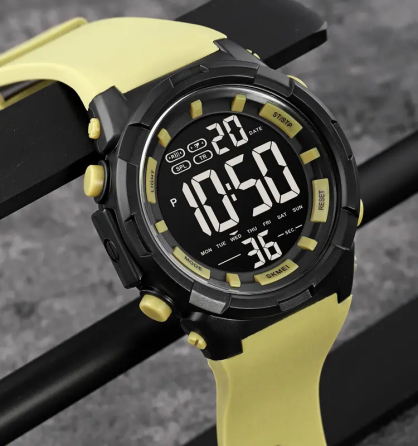 Чоловічий наручний годинник Skmei 1845 Жовтий Київ