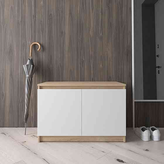 Тумба для взуття VAYS R-20, без ручок, ЛДСП, 80×40×53 см - для передпокою, коридору Львів