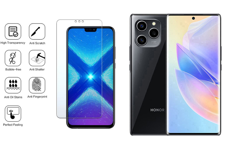 Защитное стекло NeoGlass для Honor 60 SE – ультрапрозрачное и устойчивое Киев - изображение 4