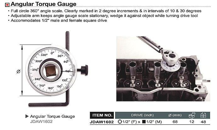 Шкала доворотна TOPTUL JDAW1602 Одеса - фото 2
