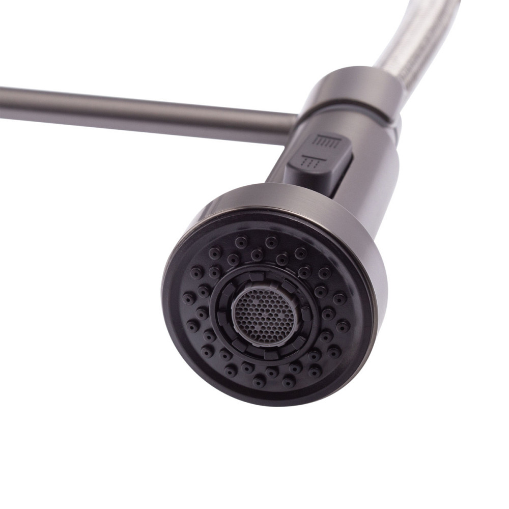 Кухонний змішувач з пружинним виливом Mixxus Premium SPRING 017 GRAPHITE (MI6952) Харків - фото 7