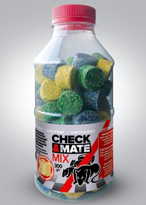 Шах і Мат MIX 300 г брикети з ароматом сиру Вінниця - фото 1