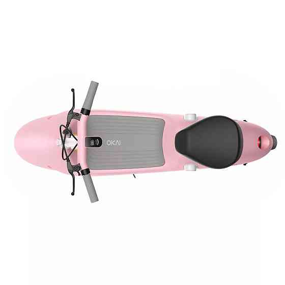 Електросамокат з сидінням OKAI Ceetle PRO EA10C Pink 10', 350(900)W, 25Km / h, 10.4Ah, 55Km, 20%, NFC, App.29kg Одеса