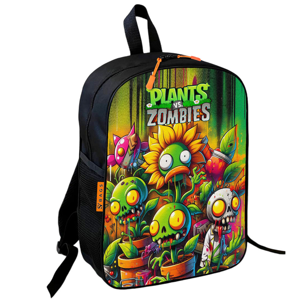 Рюкзак шкільний дитячий Рослини проти Зомбі «Plants vs Zombies» 36х27 см для хлопчика (01085) Київ - фото 1