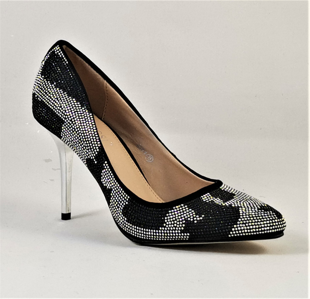 Жіночі Чорні Туфлі на Каблуку Шпильке Модельні (розміри: 36,37,38,39) — 01 Дніпро - фото 5