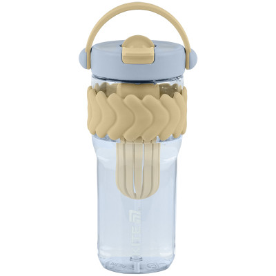 Пляшка для води Kite 900 мл бежево-блакитний (K25-1231-1) Вінниця - фото 1