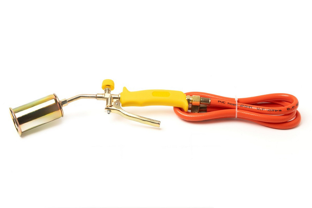 Пальник ручний газоповітряний MASTERTOOL з насадками Ø 25/35/50 мм 400 мм 3785 г/год 53 кВт 1300°C 44-5055 Рівне - фото 5