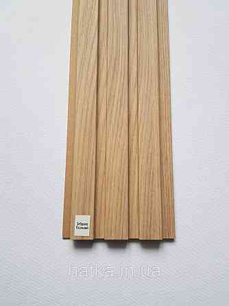 Стеновая реечная панель МДФ 117х12х2800 мм Зебрано песочный СП12117-15 Киев
