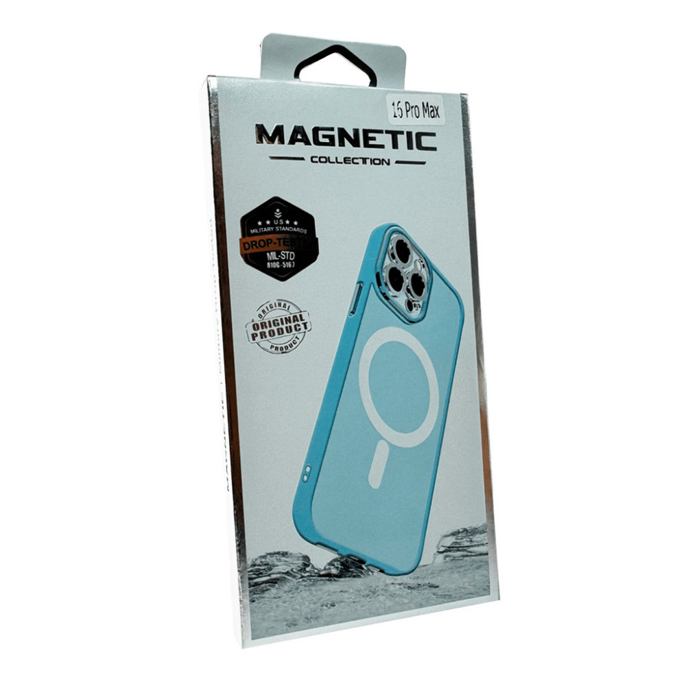 Чохол Cosmic Magnetic для iPhone 16 Pro Max, светло-голубой Киев - изображение 3
