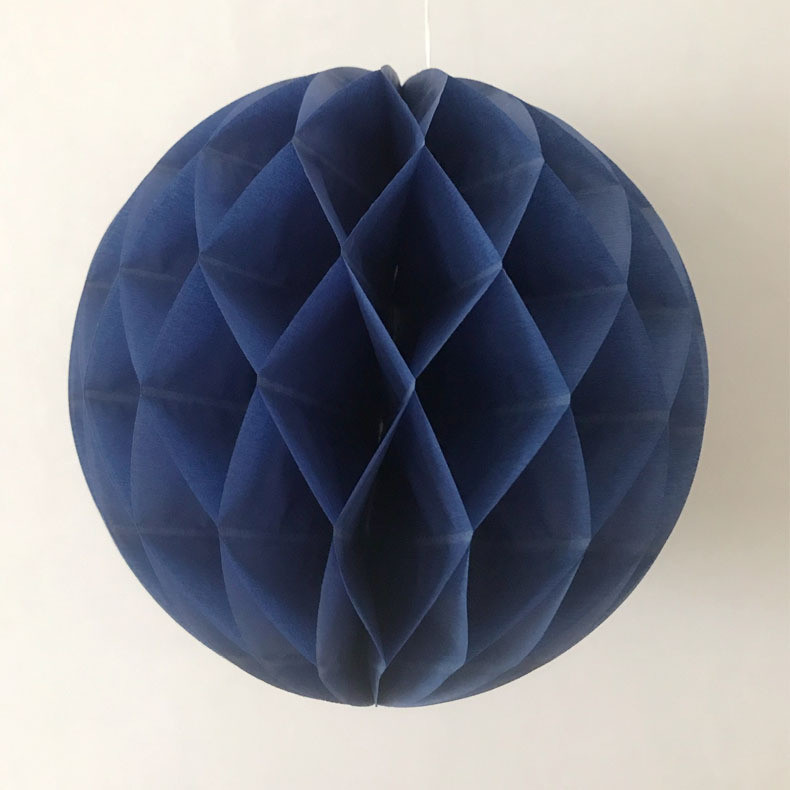 Шар соты бумажный 15 см синий Киев - изображение 2