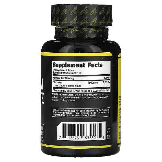 Хром пиколинат Primaforce Chromium Picolinate, 1,000 mcg, 180 Tablets Луцк