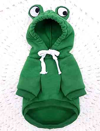 Костюм для собачок та котиків Жабка S зелений Київ