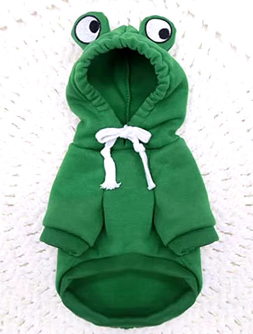 Костюм для собачок та котиків Жабка S зелений Київ - фото 5