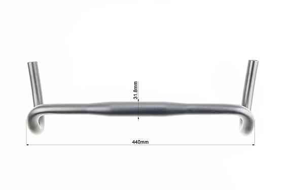 Кермо ROAD 31,8x440мм, алюмінієве, чорне Киев