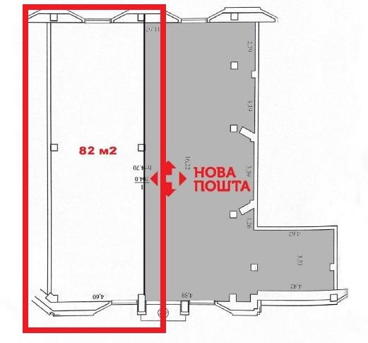 Оренда приміщення в ЖК "Рибінський" Червона лінія з окремим входом. Сусід з "Нова Почта" Днепр - изображение 5