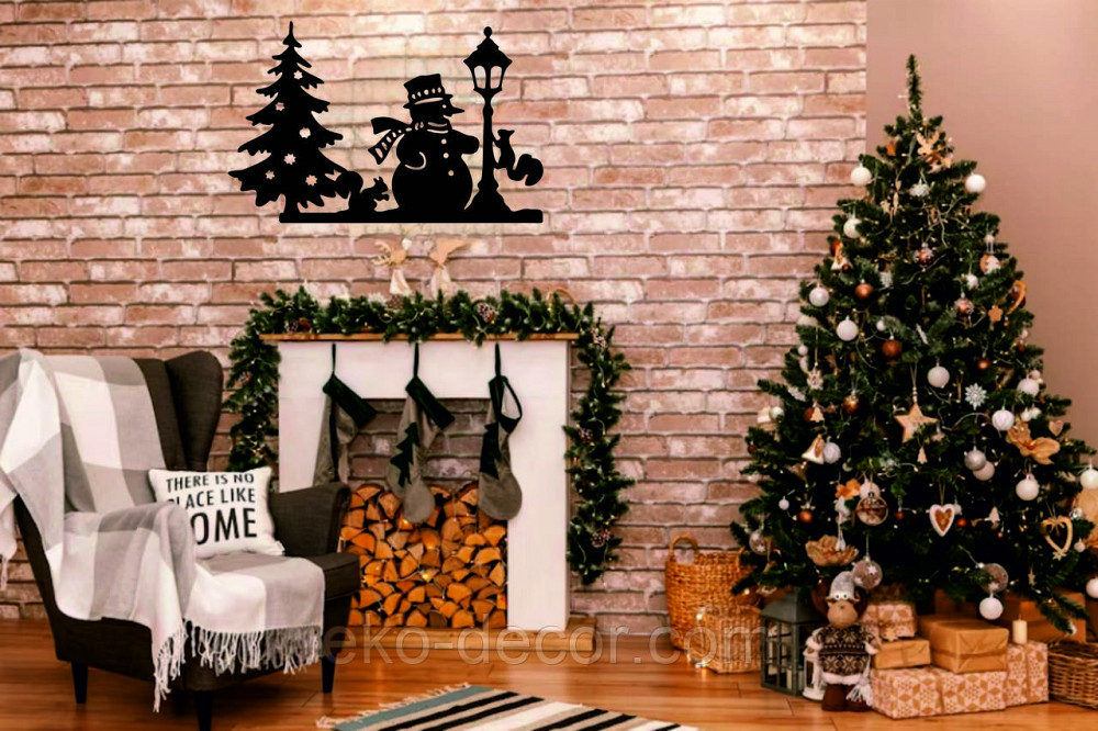 Декоративне настінне Панно «Новий рік», Декор на стену Київ - фото 4