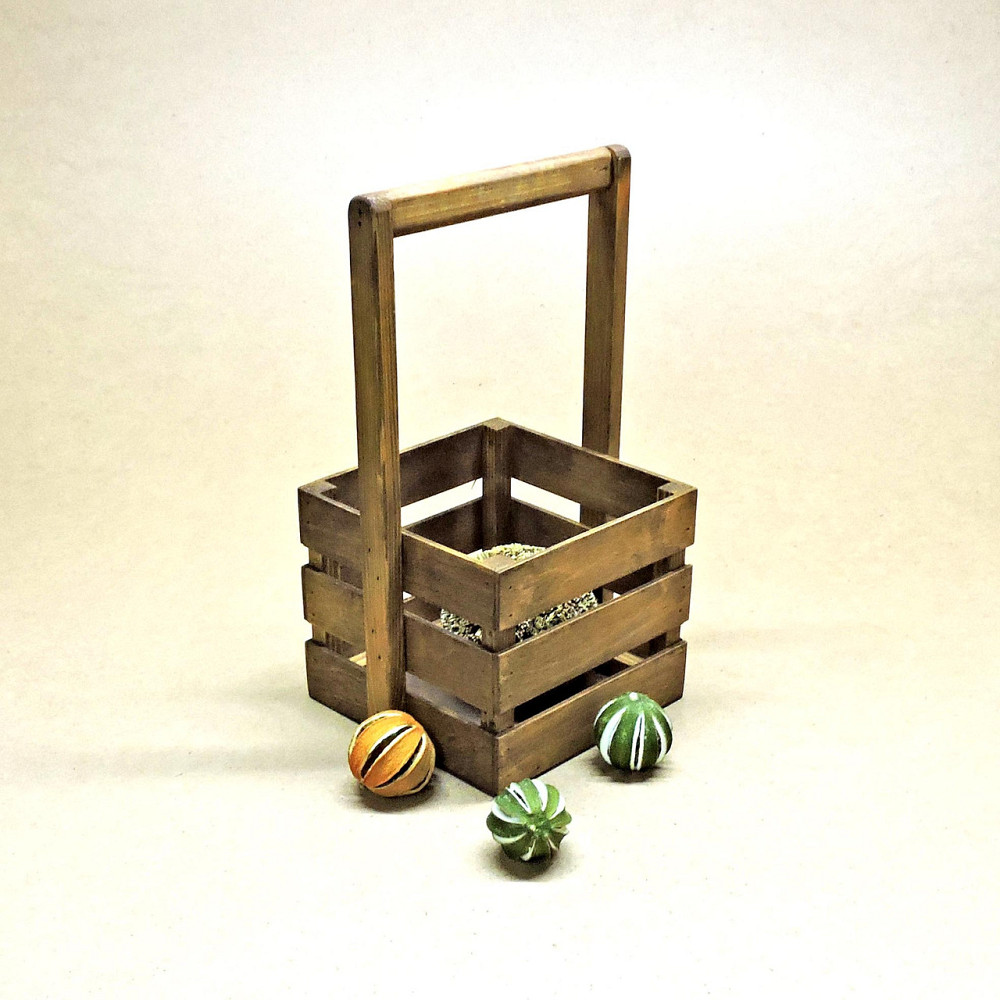 Подарунковий кошик "Шервуд 18х18" капучино Миколаїв - фото 7