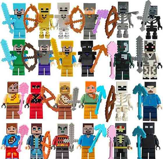 Новогодний адвент календарь Лего Майнкрафт на 24 окошка. Харьков