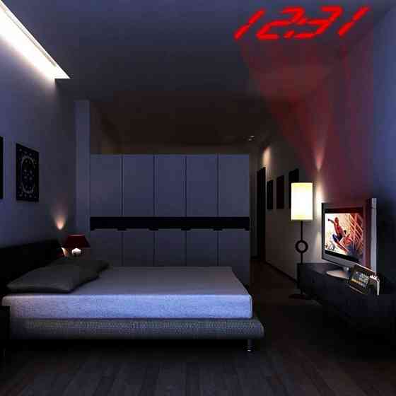 Часы-метеостанция с проектором времени,DS-8190 на батарейках Киев