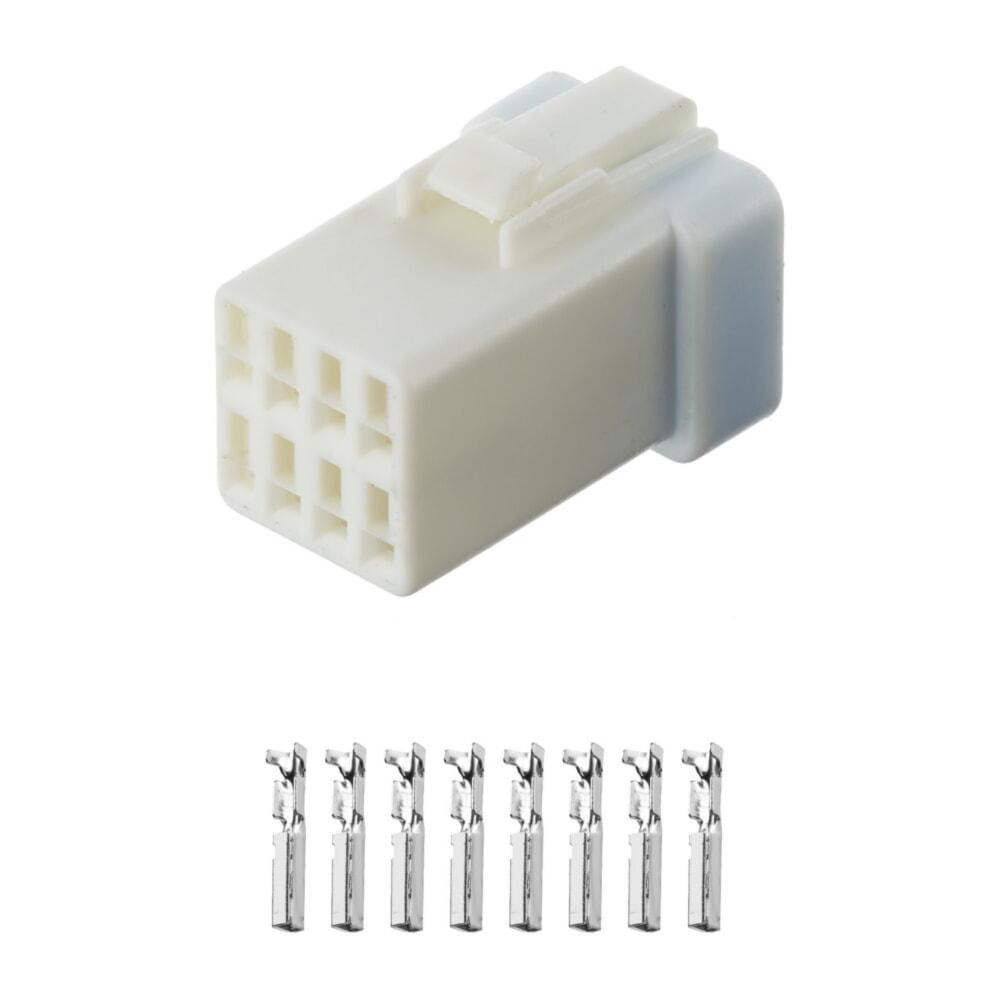 Роз'єм конектор 8-кон., Повтор, Поворотов, Обогрев Зеркал, 08R-JWPF-VSLE-D, 000700000DN, JST Lexus, Toyota Київ - фото 1