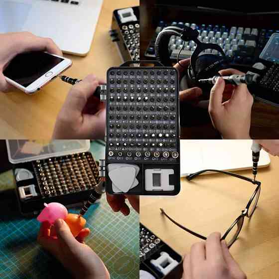 Набір викруток для точних робіт 115в1 в кейсі / Набір біт з викруткою / Набір прецизійних викруток Київ