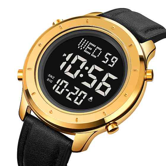 Skmei 1864LGDBK Gold-Black Leather SBR Киев