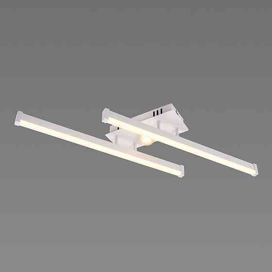 Люстра стельова світлодіодна VALESO 2 плафони LED 20W Білий Золото Сталь Акрил YH1310/2 Коломия