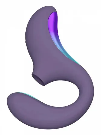 Кліторально-вагінальний звуковий стимулятор LELO Enigma Double Sonic Cyber Purple Львів