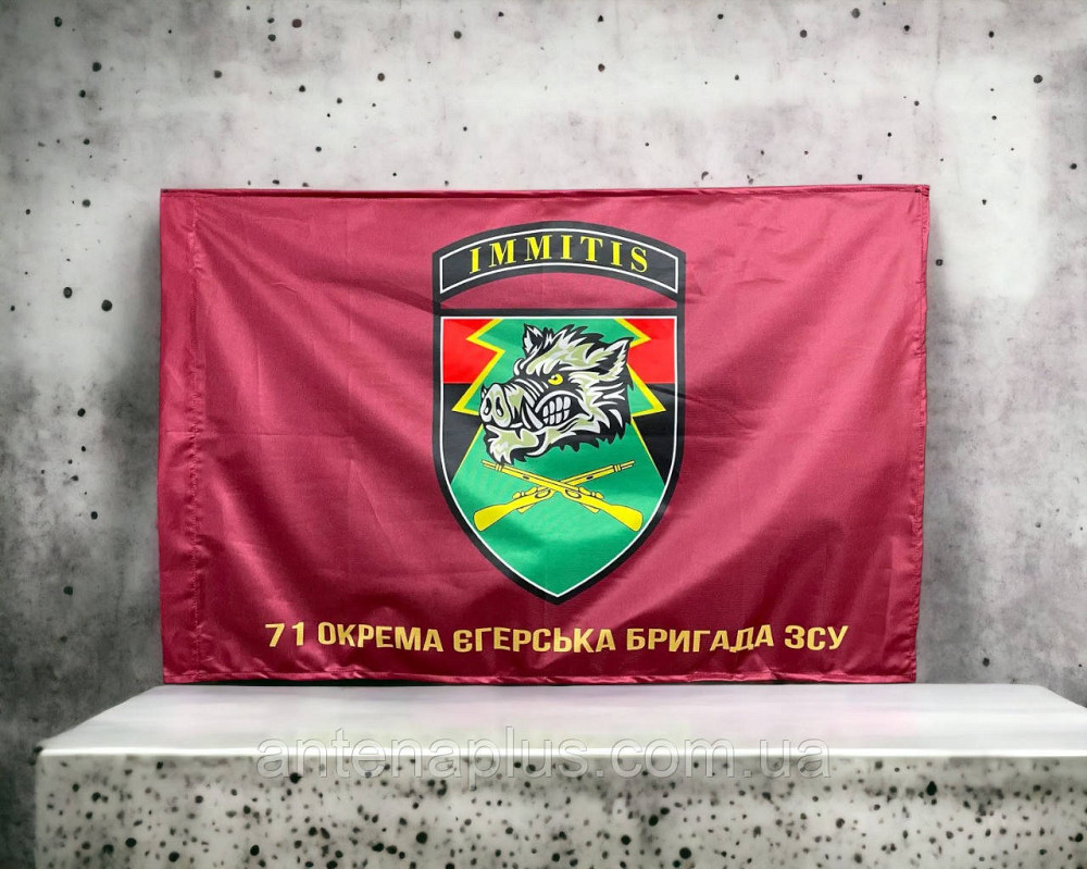 71 ОЕБр ДШВ флаг 600х900 мм Киев - изображение 1