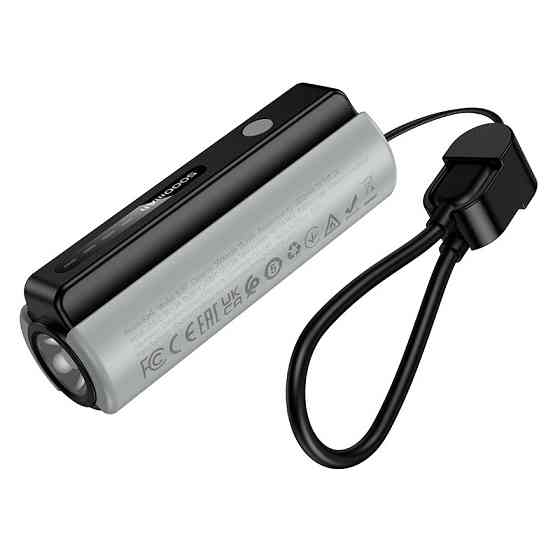 Павербанк 5000 mAh BOROFONE BJ87 кабель в комплекте фонарик черный power bank повербанк Одесса