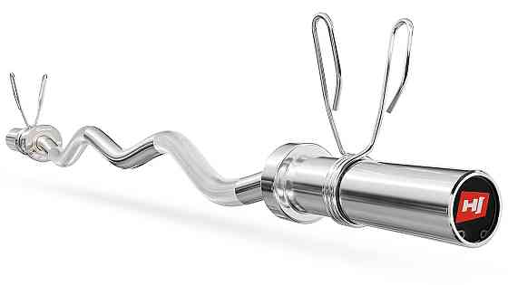 Гриф олімпійський W-подібний Hop-Sport 120см (50мм) 2021 Київ