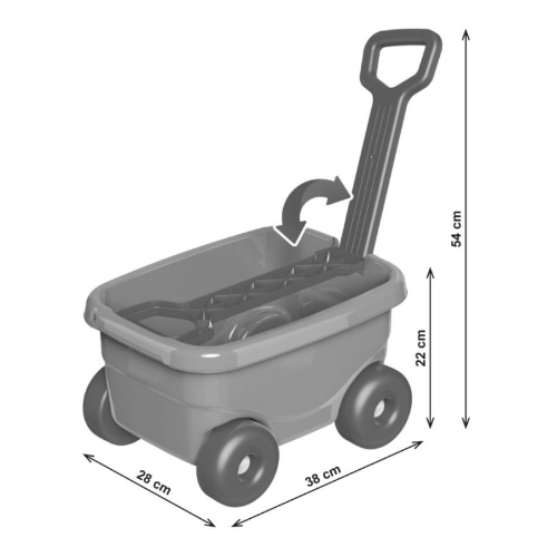 Іграшка "Конструктор у візку ТехноК", арт. 1393 Житомир - фото 2