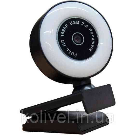 Веб-камера OKey WB230 FHD 1080P, LED підсвітка, USB (WB230) Київ