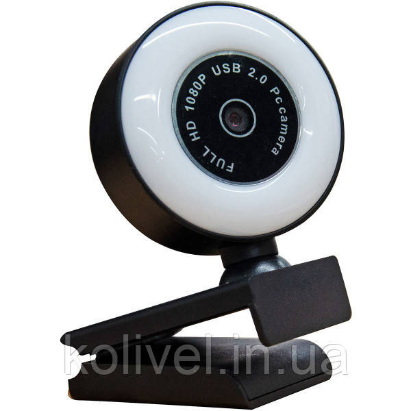 Веб-камера OKey WB230 FHD 1080P, LED підсвітка, USB (WB230) Київ - фото 2
