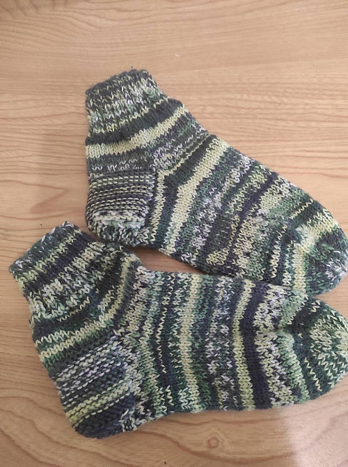 Дитячі вовняні шкарпетки, ручне в'язання,топ Крохатушка одяг Київ - фото 2