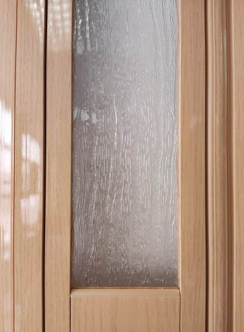 Двері гармошка полуостекленная 1020х2030х10мм ДУБ Світлий №3 Дніпро - фото 7