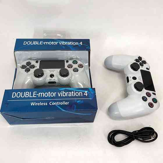Джойстик DOUBLESHOCK для PS 4, бездротовий ігровий геймпад PS4/PC акумуляторний джойстик. Колір білий FD-39 Івано-Франківськ