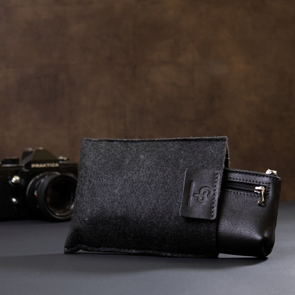 Ключница с монетницей Черный (GRANDE PELLE) Киев - изображение 4